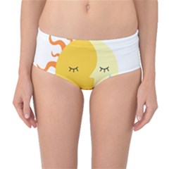 Mid-waist Bikini Bottoms by fallacies