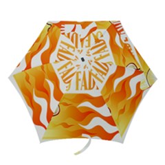 Its Better To Burn Out Than To Fade Away Mini Folding Umbrellas