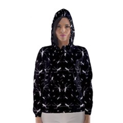 Spiders Pattern Print Hooded Wind Breaker (women)	 by dflcprintsclothing