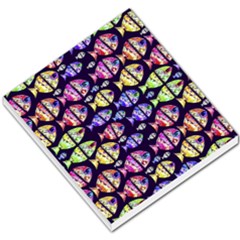 Colorful Fishes Pattern Design Small Memo Pads by dflcprints