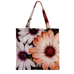 Beautiful Colourful African Daisies Zipper Grocery Tote Bags