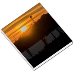 Aerial View Sunset Scene Of Montevideo Uruguay Small Memo Pads