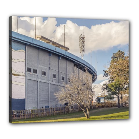 Centenario Stadium Facade In Montevideo Uruguay Canvas 24  X 20  by dflcprints