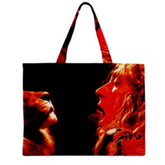 Robert And The Lion Zipper Tiny Tote Bags