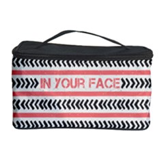 In Your Face Cosmetic Storage Case by typewriter