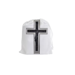 Christian Cross Drawstring Pouch (small)