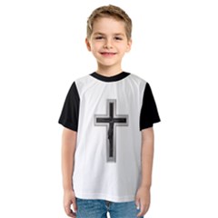 Red Christian cross Kid s Sport Mesh Tee