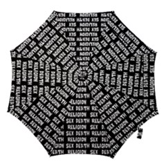 Sex Death Religion All Over Print Umbrella Hook Handle Umbrellas (large)