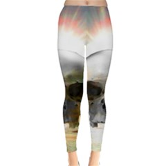 Skull Sunset Winter Leggings