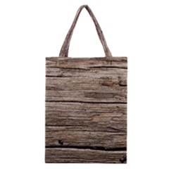 Weathered Wood Classic Tote Bags by trendistuff