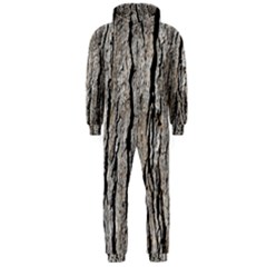 Tree Bark Hooded Jumpsuit (men)  by trendistuff