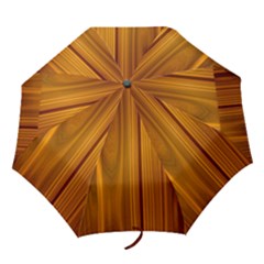 Shiny Striated Panel Folding Umbrellas