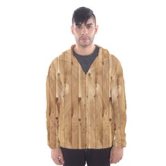 Light Wood Fence Hooded Wind Breaker (men) by trendistuff