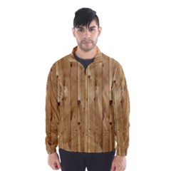 Light Wood Fence Wind Breaker (men) by trendistuff