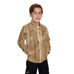 Light Wood Fence Wind Breaker (kids) by trendistuff