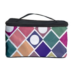 Dots And Squares Cosmetic Storage Cases by Kathrinlegg