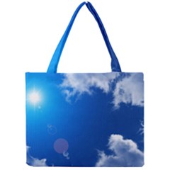 Sun Sky And Clouds Tiny Tote Bags by trendistuff