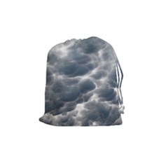 Storm Clouds 2 Drawstring Pouches (medium)  by trendistuff