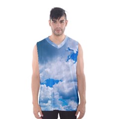 Cumulus Clouds Men s Basketball Tank Top by trendistuff