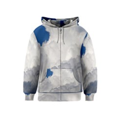 Big Fluffy Cloud Kids Zipper Hoodies by trendistuff