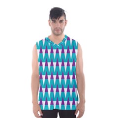 Peaks Pattern Men s Basketball Tank Top by LalyLauraFLM