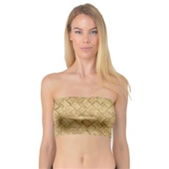 Tan Diamond Brick Women s Bandeau Tops by trendistuff