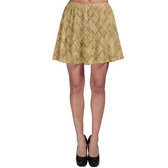 Tan Diamond Brick Skater Skirts