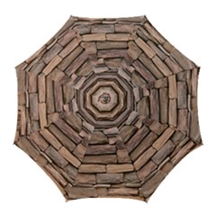 Stone Wall Brown Golf Umbrellas by trendistuff