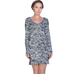 Rough Grey Stone Long Sleeve Nightdresses by trendistuff