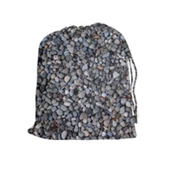 Pebble Beach Drawstring Pouches (extra Large) by trendistuff
