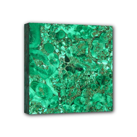 Marble Green Mini Canvas 4  X 4  by trendistuff