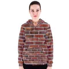 Colorful Brick Wall Women s Zipper Hoodies by trendistuff
