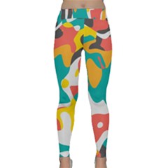 Cubist Art Yoga Leggings by LalyLauraFLM