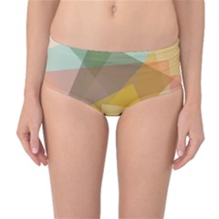 Mid-waist Bikini Bottoms