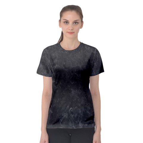 Black Marble Women s Sport Mesh Tees by trendistuff