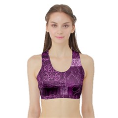 Women s Sports Bra With Border by trendistuff