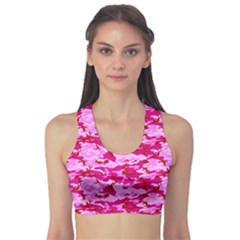 Camo Pink Sports Bra by trendistuff