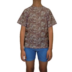 Camo Desert Kid s Short Sleeve Swimwear by trendistuff