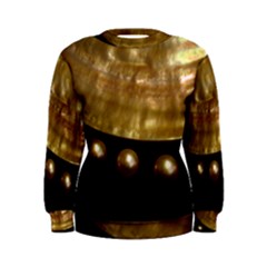 Golden Pearls Women s Sweatshirts by trendistuff