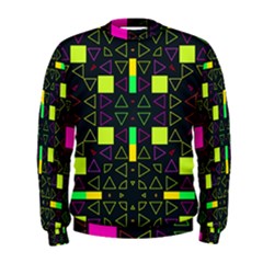 Triangles And Squares  Men s Sweatshirt by LalyLauraFLM