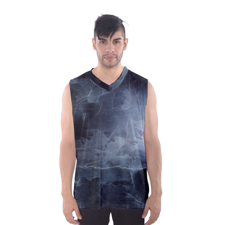 BLACK SPLATTER Men s Basketball Tank Top