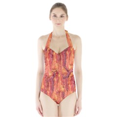 Women s Halter One Piece Swimsuit by trendistuff