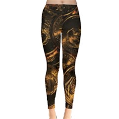 Gold Coins 2 Women s Leggings by trendistuff