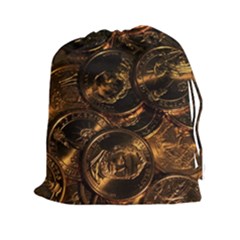 Gold Coins 2 Drawstring Pouches (xxl) by trendistuff