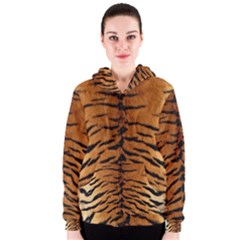 Tiger Fur Women s Zipper Hoodies by trendistuff