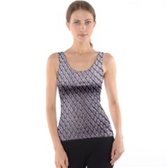 Silver Snake Skin Tank Top by trendistuff