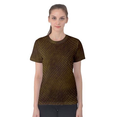 Reptile Skin Women s Cotton Tee by trendistuff