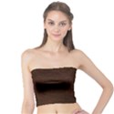 REDDISH BROWN FUR Women s Tube Tops View1