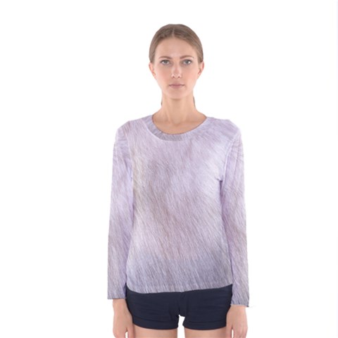 Rabbit Fur Women s Long Sleeve T-shirts by trendistuff