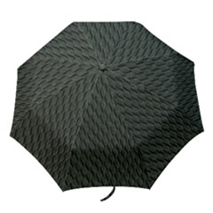 Dark Green Scales Folding Umbrellas by trendistuff